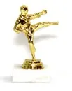 Pokalfigur Karate Taekwondo Kick 12 cm gold