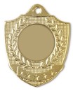Eisen-Medaille Durchmesser 50 x 45 mm, in gold, silber und bronze