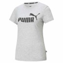Puma Damen T-Shirt ESS Logo Tee grau