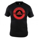 adidas Combat T-Shirt Karate schwarz/rot