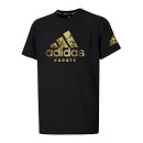 adidas T-Shirt Karate schwarz Badge of Sports