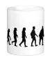 Preview: White mug printed with Aikido Evolution