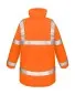 Preview: Sicherheitsjacke orange fluorereszierend hinten