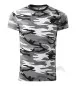 Preview: T-shirt camouflage gris devant