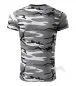 Preview: Camouflage T-shirt grau Rückseite