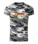 Preview: Camouflage T-shirt grau Evolution Kick