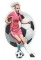 Preview: Emblem/Aufkleber für Glasständer Fussball Damen