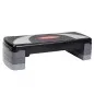 Preview: Aerobic stepper - stepping board black/grey height adjustable