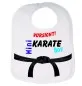 Preview: Baby Lätzchen Mini Karate Boy 35x24 cm