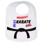 Preview: Baby bib Mini Karate Girl 35x24 cm