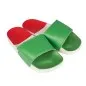 Preview: Chanclas de bano Italia verde blanco rojo | Chanclas de bano
