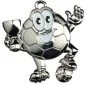 Preview: Bambini Fußball Medaille, 47 x 44 mm, Kindermedaille