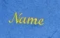 Preview: Shower towel embroidered with name 70x140cm