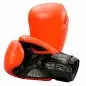 Preview: Boxhandschuhe Competition Echtleder schwarz rot