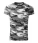 Preview: T-shirt camouflage gris devant