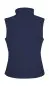 Preview: Damen Softshell Bodywarmer marine/royal bedruckbar Rückseite