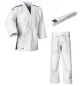 Preview: Kimono de Judo adidas Club blanc/bleu rayures Combinaison complète