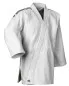 Preview: Kimono de Judo Adidas Contest J650 blanc avec bandes noires sur les épaules