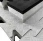 Preview: Tapis puzzle Tatami Hybrid HC40 noir/gris 100 cm x 100 cm x 4 cm