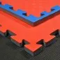 Preview: Martial arts mat reversible mat Checkerd red/blue - 100 x 100 x 2.0 cm