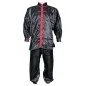 Preview: Kung Fu suit satin black with red