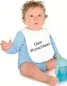 Preview: Baby Lätzchen mit Namen oder Wunschtext bedruckt