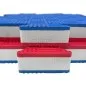 Preview: Taekwondo martial arts mats red/blue, WT approved