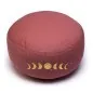 Preview: Meditation cushion/yoga cushion 33x17 cm dusky pink with moon phase