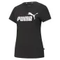 Preview: Puma Damen T-Shirt ESS Logo Tee schwarz