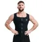 Preview: Sweat shirt sleeveless with zip black RDX sauna shirt sweat waistcoat