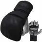 Preview: RDX T15 Noir MMA Handschuhe Sparring in Schwarz Kunstleder