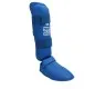 Preview: Shin guard instep protection blue for karate and kickboxing