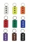 Preview: Porte-clés en différentes couleurs motif taekwondo