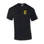 Preview: T-Shirt Bushido Waltershausen noir logo poitrine