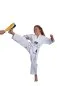 Preview: Traje de taekwondo Seúl blanco con estampado en la espalda