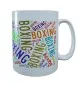 Preview: cup white printed with Boxing colourful
