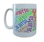 Preview: cup white printed with JuJutsu colourful