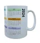 Preview: Mug - Tasse à cafe - Tasse calendrier annee 2024
