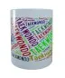 Preview: cup white printed with Taekwondo colourful