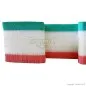Preview: Colchoneta Tatami J50R roja/blanca/verde 100 cm x 100 cm x 5 cm