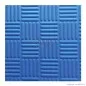 Preview: Matte Tatami T25X blau/rot 100 cm x 100 cm x 2,5 cm