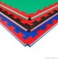 Preview: Tatami J30L mat black/white/red 100 cm x 100 cm x 3 cm