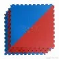 Preview: Tapis de Taekwondo rouge/bleu octagon
