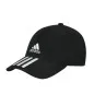 Preview: gorra adidas negra con rayas blancas