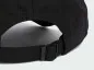 Preview: Casquette adidas noire avec bandes blanches