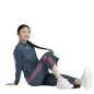 Preview: Pantalón de chándal adidas Icons 3-Stripes, Mujer azul con rayas rosas IM2451