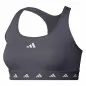 Preview: adidas T-Shirt d entraînement pour femmes PWR MS TF violet Soutien-gorge de sport