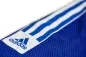 Preview: Judo suit Adidas Training J500B blue with white shoulder stripes