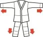 Mobile Preview: Adidas karate suit Junior Evolution double size