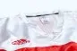 Preview: adidas Kickbox Shirt 100S rot | weiß V-Ausschnitt Logo